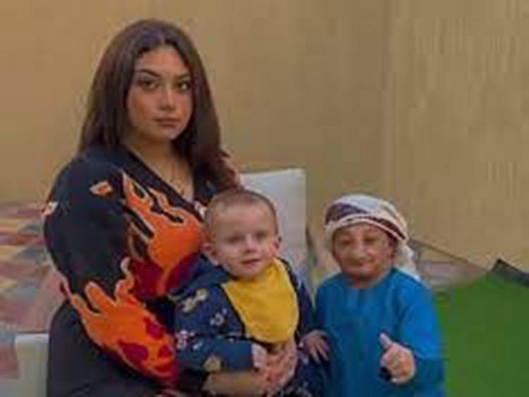  Al Ahmad with his wife and son in a file photo.