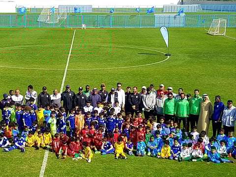 150 youngsters from Dubai clubs participated in the first stage of the Dubai Grassroots Football Festival – U 8 at Hatta Club.