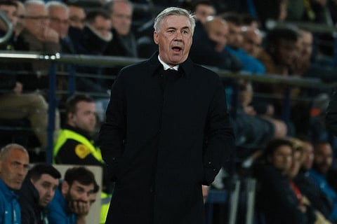 Real Madrid coach Carlo Ancelotti.
