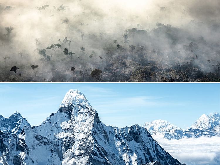AMAZON AND HIMALAYAS