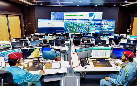 Archive image of Central Operations Room at Sharjah Police General Command