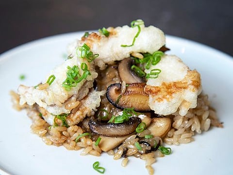 Japanese-style Mushroom Clay Pot Rice