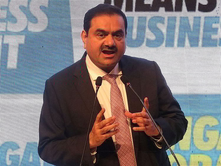 20233101 Indian billionaire Gautam Adani