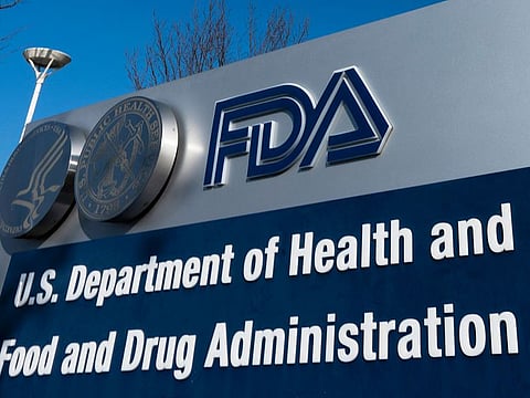 A sign for the Food and Drug Administration is displayed outside their offices in Silver Spring, Md., on Dec. 10, 2020.  