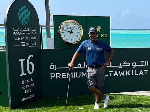 Shiv Kapur preparing for this week's Saudi International on the Asian Tour
