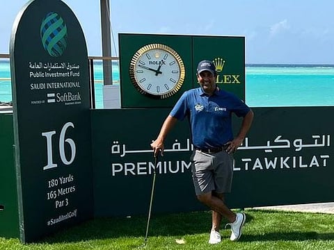 Shiv Kapur preparing for this week's Saudi International on the Asian Tour