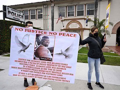 Anthony Lowe, a disabled double amputee who was shot and killed by police in Huntington Park.