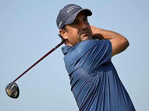 Dubai based Shiv Kapur on the golf course in Saudi