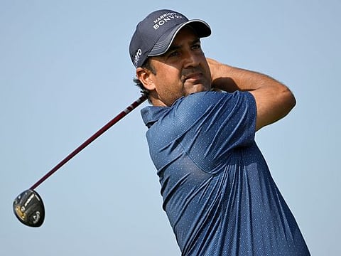 Dubai based Shiv Kapur on the golf course in Saudi