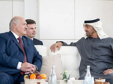 UAE President receives President of Belarus