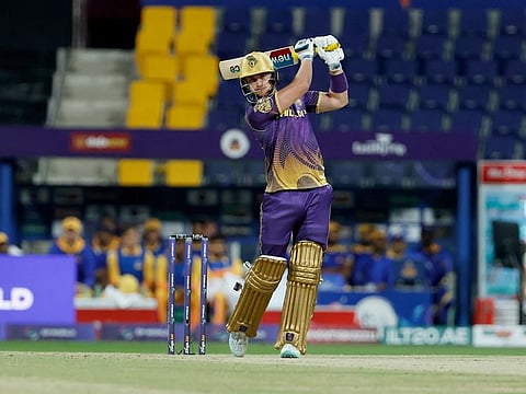 Joe Clarke of Abu Dhabi Knight Riders