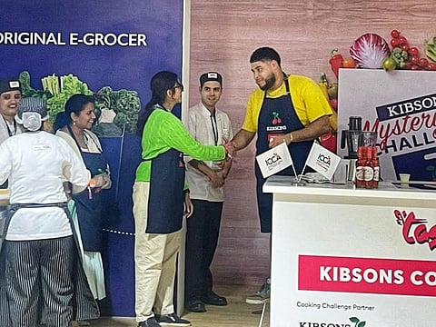 Evangeline Elsa, Social Media Editor (left), Anupa Kurian-Murshed, Senior Digital Content Planning Editor (centre), chef Big Zuu (right) 