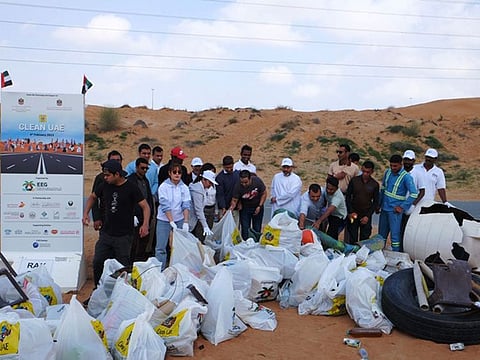 The 'Clean UAE' campaign took place simultaneously in all the Emirates.