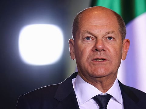 German Chancellor Olaf Scholz  said because it was Germany’s view that Russia’s actions violated Europe’s peace framework, it was providing Ukraine with financial, humanitarian and military help.