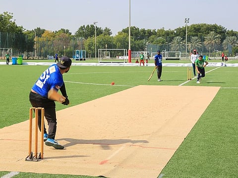 Team Americana beat Al Saud Sharjah by 6 wickets in the cricket competition.