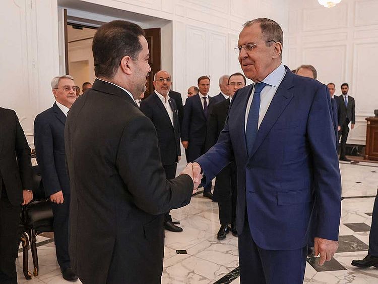 LAVROV Iraq's Prime Minister Mohammed Shia' Al Sudani