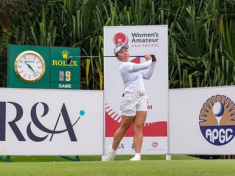 Ting-Hsuan Huang of Chinese Taipei will compete in the 2023 Women's Amateur Asia-Pacific championship at Singapore Island Country Club