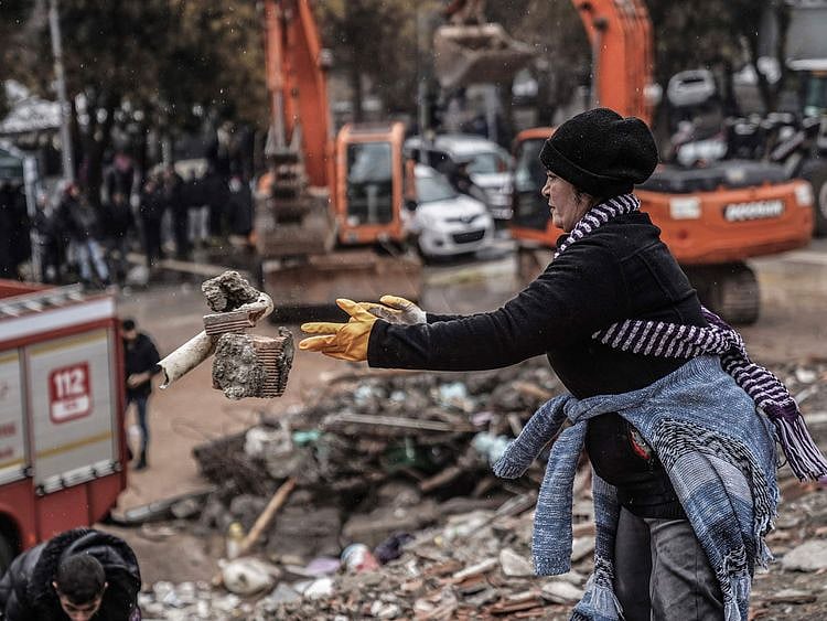 Turkey Syria earthquake debris