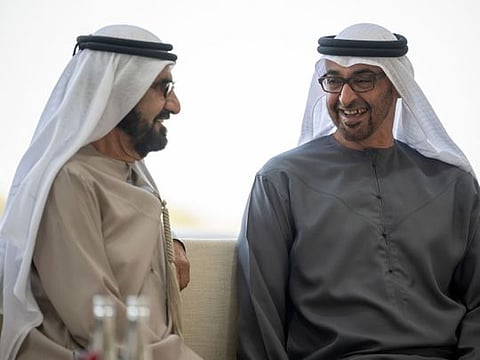 UAE President meets Sheikh Mohammed bin Rashid in Abu Dhabi