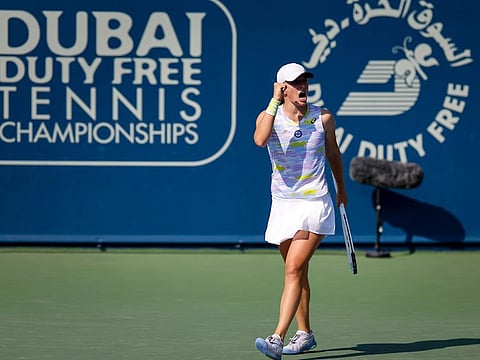  Polish star and world No 1 Iga Swiatek, who has three Grand Slam singles titles, will be eager to add the DDF crown.