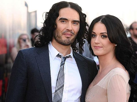 Russell Brand with former wife Katy Perry (File photo)