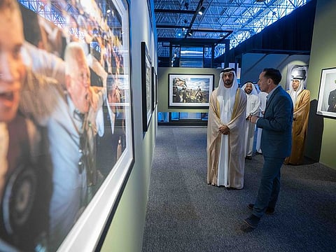  Sheikh Sultan bin Ahmed Al Qasimi tours the 7th edition of the Xposure International Photography Festival on Thursday at the Expo Centre Sharjah.