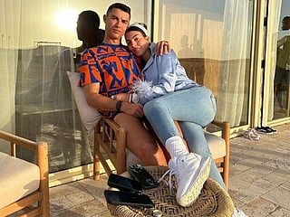 In Pictures: Cristiano Ronaldo, Georgina and their children enjoying Saudi desert