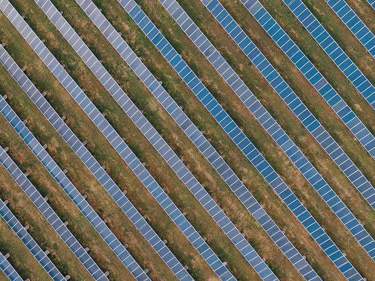 Space solar panels