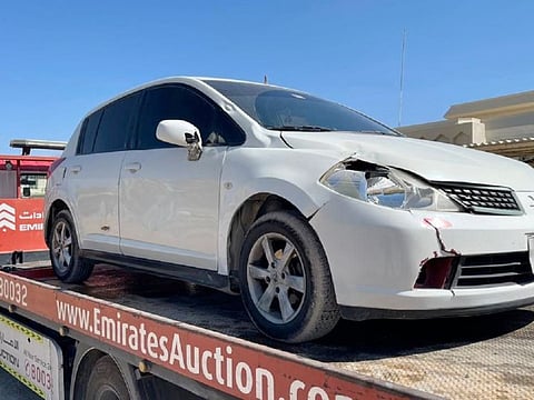 The vehicle was impounded after a 72-year-old man following a hit-and-run accident in Ras Al Khaimah.