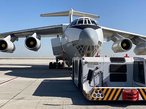 The latest shipment is part of ongoing relief efforts by the UAE