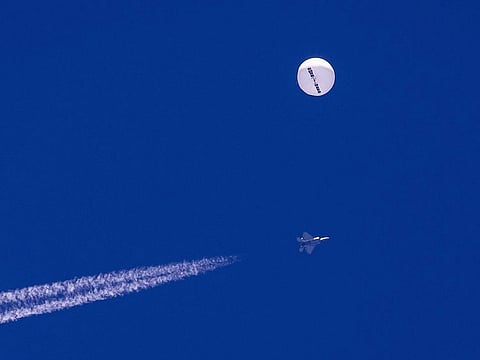 A missile fired by a U.S. F-22 off the Carolina coast ended the days-long flight of what the Biden administration says was a surveillance operation that took the Chinese balloon near U.S. military sites.