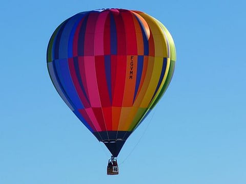 American adventurer Steve Fossett sets out on his sixth attempt in the Solo Spirit balloon to make the first solo flight around the world at Northam airport, 96km east of Perth, Australia, on August 5, 2001. Fossett, who became the first person to make a solo balloon flight across the Pacific Ocean in 1995, disappeared in 2007 while flying a light aircraft between Nevada and California. The plane’s wreckage was discovered in 2008. 