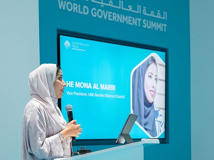 mona al marri at wgs 2023 in dubai