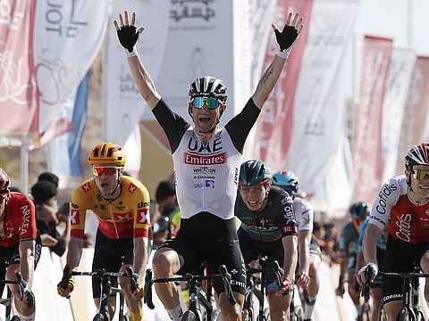 Diego Ulissi of UAE Team Emirates. 