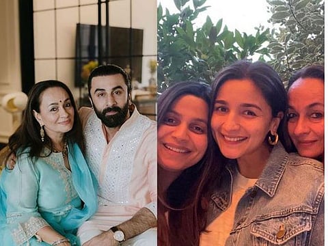 Ranbir Kapoor's world filled with Alia Bhatt, Sonia Razdan, and Shaheen Bhatt