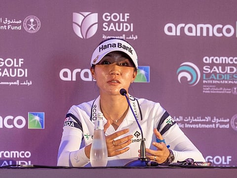 Lydia Ko, co-leader after round one in Saudi on the LET
