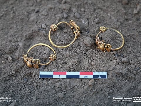 Artefacts unearthed at Al Ukhdud site. 
