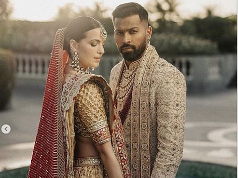 In photos: Hardik Pandya and Natasa Stankovic renew wedding vows in two ceremonies