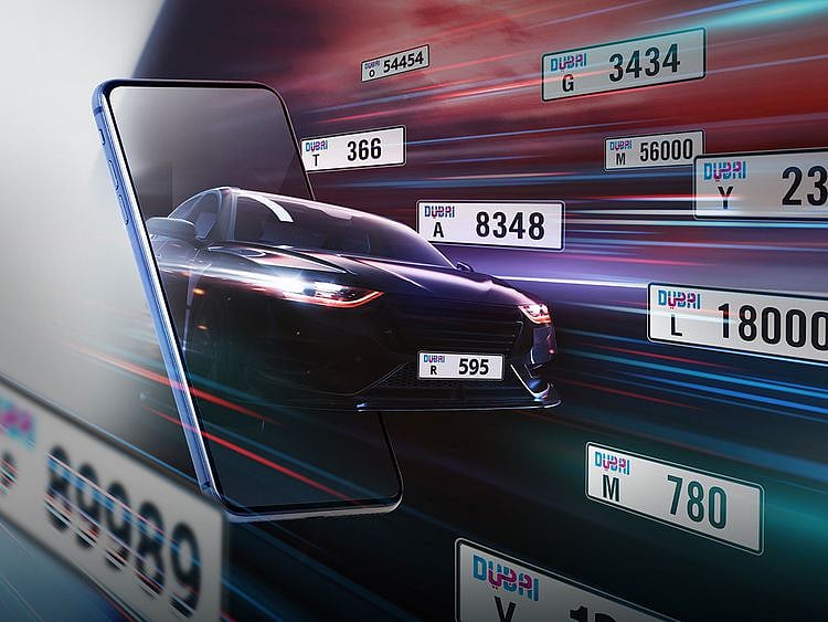 RTA plates auction