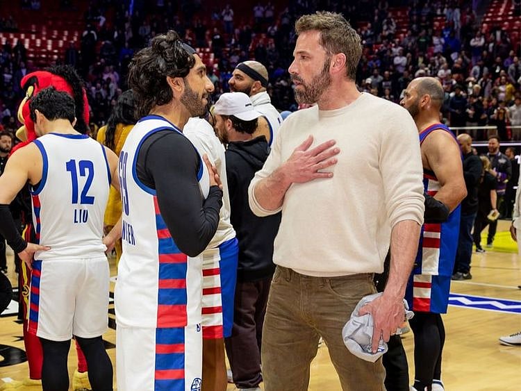 Ranveer Singh with ‘Gone Girl’ star Ben Affleck