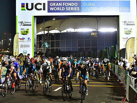 The 2023 UCI Gran Fondo World Series qualifier saw over 150 elite riders take to the course spanning 95.4 kilometers across the city. 