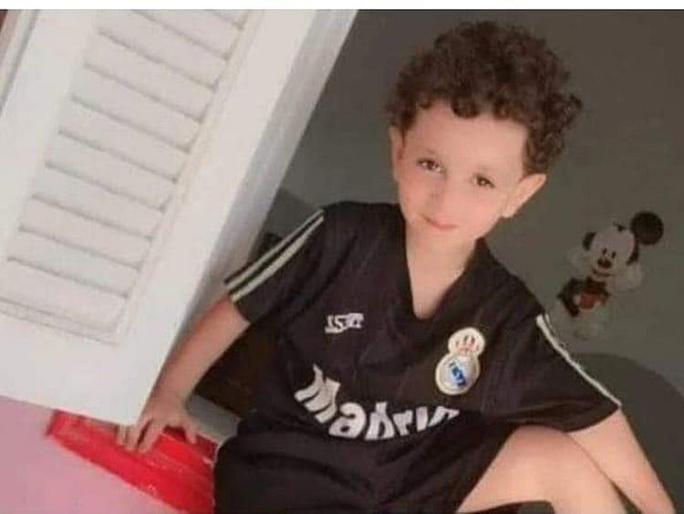 The child who died after falling into a manhole.