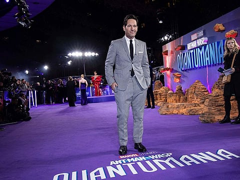 Paul Rudd at Ant-Man 3 premiere in London