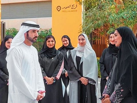 Ferjan Dubai team with Sheikh Hamdan bin Mohammed bin Rashid Al Maktoum (centre), Crown Prince of Dubai, Chairman of The Executive Council of Dubai, and Chairman of Dubai’s Higher Committee for Development and Citizens Affairs, in December 2022