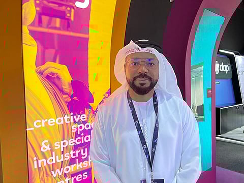Saeed Alnofeli, Director of in5, at the Step conference.