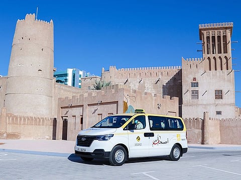 The vehicles have cranes to lift wheelchairs and an option to track the journey