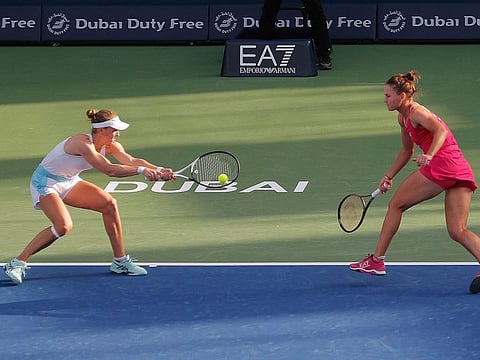 Veronika Kudermetova and Liudmila Samsonova booked their place in the semis with a win over Leylah Fernandez and Bethanie Mattek-Sands.