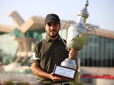 Ahmad Skaik winner of the 2023 UAE Presidents Cup