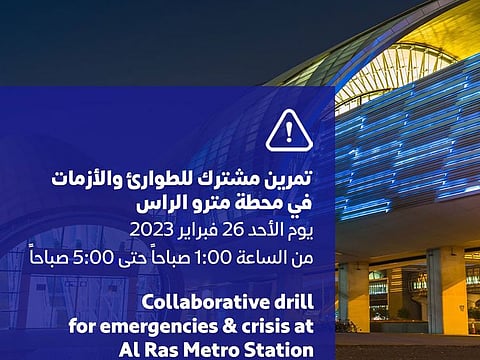 Dubai's Roads and Transport Authority posted the news on its social media channels