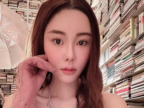 Abby Choi, 28-year-old model who was murdered and parts of her body were found in a village house on the outskirts of Hong Kong, China, is seen in this picture obtained from social media released on  February 6, 2023. 